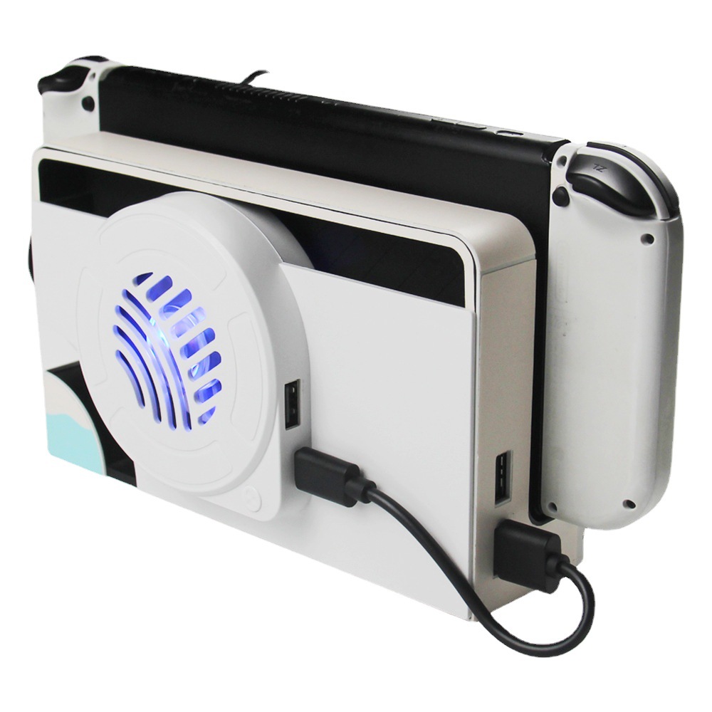 Ventilador de refrigeración para la base de la consola de juegos Switch OLED, accesorio de refrigeración para la base de TV
