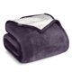 thumbnail image 1 of Manta de Cama de Felpa Sherpa Bare Home Matrimonial/Queen Berenjena, 1 of 6