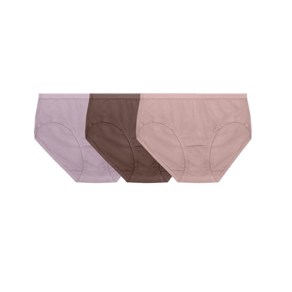 Hipster Fruit of the Loom para Mujer, Algodón Premium, Multicolor, 3 Piezas Talla 6