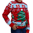 thumbnail image 2 of Sueter Ugly Arbol de Navidad REV  Sueter cuello redondo tejido, 2 of 2