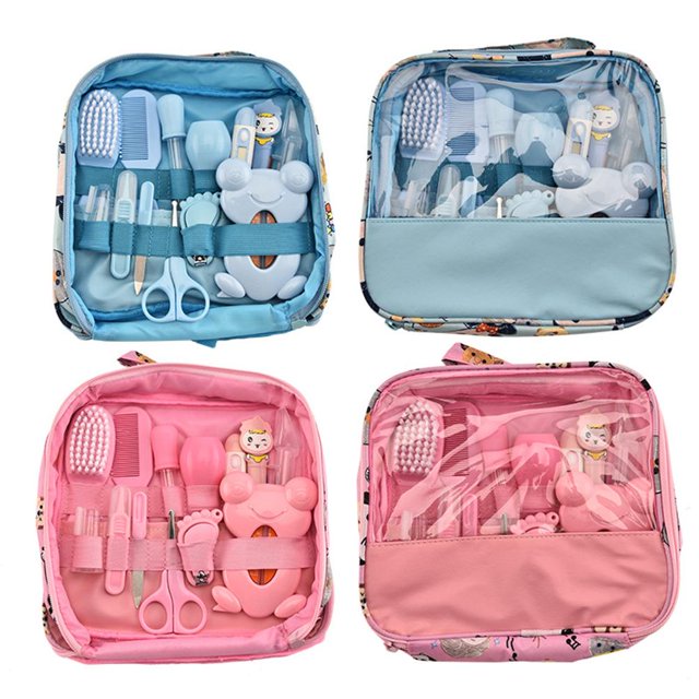 Kit de cuidado del bebé, Kit de cuidado del bebé para el hogar y de viaje, aspirador Nasal, alimentador de medicina, cuidado del bebé, 13 Uds.