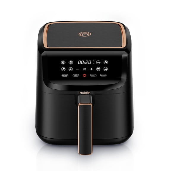 Freidora de Aire Negro Matte 3.5Lt con 10 Funciones Preestablecidas Masterchef by Hukën