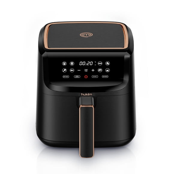 Freidora de Aire Negro Matte 3.5Lt con 10 Funciones Preestablecidas Masterchef by Hukën