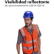thumbnail image 4 of Chaleco de Seguridad Simonetta Vespetti con Tiras Reflectantes y Cierre Talla S 5 Piezas Naranja, 4 of 5