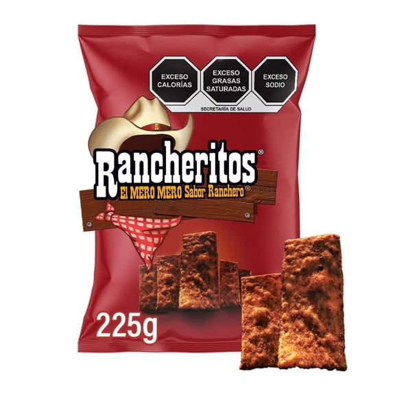 Botana Rancheritos sabor chile y especias 225 g