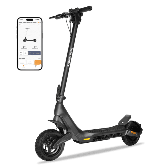 Scooter eléctrico Honey Whale T1 Negro