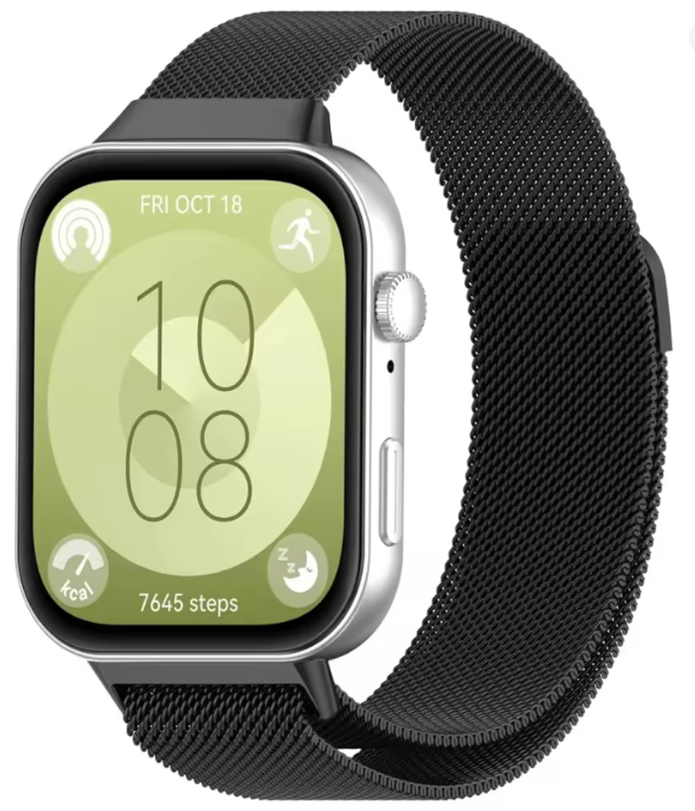 Correa Milanes de Acero Inoxidable para Huawei Watch Fit 3/4/4Pro