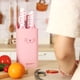 thumbnail image 5 of Juego de Cuchillos de Cocina Hecef con Bloque Rosa 5 Piezas, 5 of 8