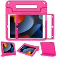 thumbnail image 1 of Funda LTROP Kids para iPad 9ª, 8ª y 7ª generación de 10,2 pulgadas, rosa intenso, 1 of 8