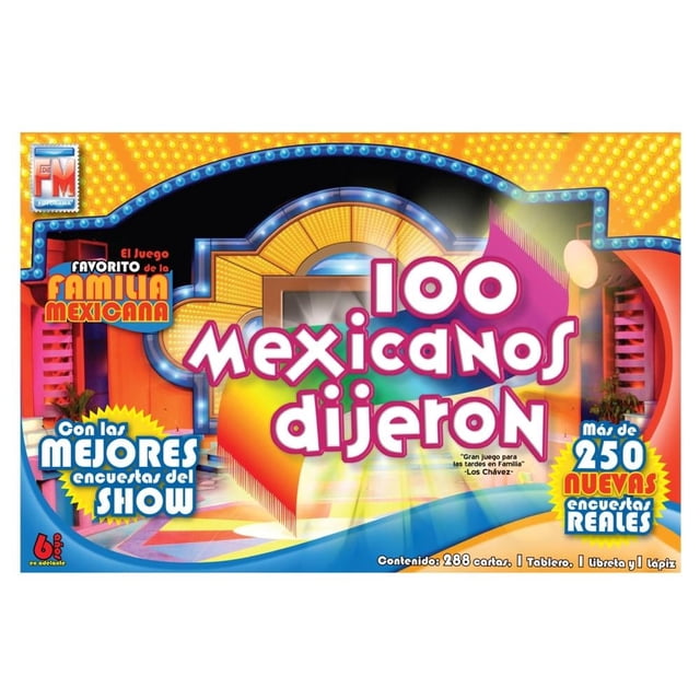 Juego de Mesa Fotorama 100 Mexicanos Dijeron