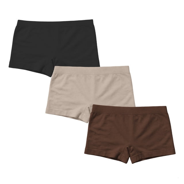 Bóxer Secret Treasures para Mujer, Seamless, Multicolor Talla 2EG 3 Piezas