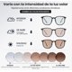 thumbnail image 2 of Lentes Fotocromática Computadora Anti Fatiga De Ojos Hombres Color Negro, 2 of 4