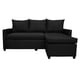 thumbnail image 4 of Sala Esquinera Modular El Bazar Store Vancouver Negro 175x130 cm Sofa Lado derecho ó izquierdo Económica, Tela Lino, 4 of 5