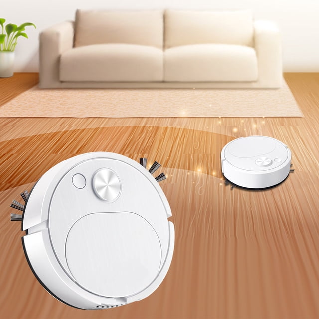 Robot aspirador ZJT250131034 | Aspiradora inteligente 3 en 1 | Motor sin escobillas, silenciosa y con carga USB | Batería de larga duración para uso doméstico.