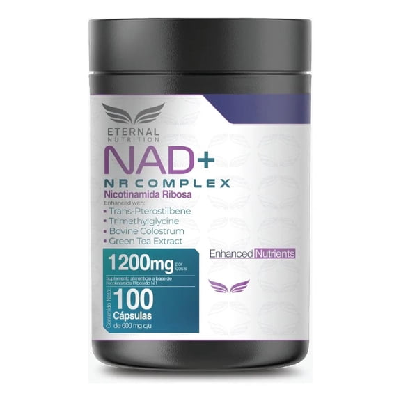 NAD+ NR Complex Eternal Nutrition 100 Cápsulas 1200 mg