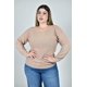 thumbnail image 5 of Sueter con relieve a rayas y brillo Roman Fashion / Tallas Extras, 4002 (Dorado) dorado 40, 5 of 6
