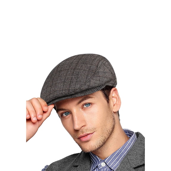 Gorra tipo boina para hombre, gorra plana, gorra con visera, boina