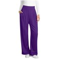 thumbnail image 2 of TaTaai Ladies' Elastic High Waist Wide Leg Jeans, Versatile Loose Straight Leg Pants, All Season Casual Fashion Jeans Gift, 2 of 5