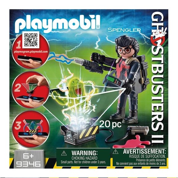 Egon Spengler con Fantasma Playmobil Ghostbusters 20 Piezas
