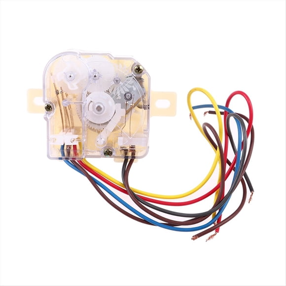 Temporizador de Lavadora de 6 Cables con Interruptor de 180 Grados, Temporizador de Lavado, Accesorios para Lavadoras Semiautomáticas de Doble Cilindro.