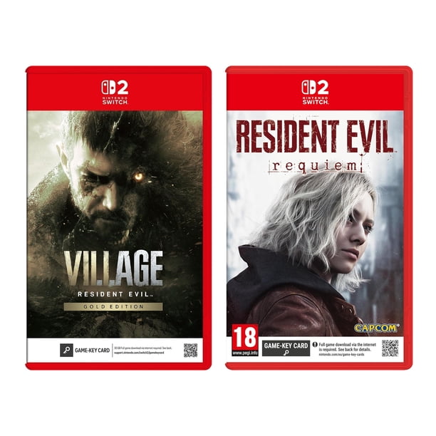 Juego Nintendo Switch 2 Resident Evil Village Gold Import + Juego Nintendo Switch 2 Requiem Standard Edition (Europeo)