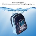 thumbnail image 3 of Mochila Escolar, Lindo Patrón De Dragón Espacial Mochila Para Niños Asa De Transporte Engrosada Disipación De Calor Rápida Cómoda Impermeable Para Niños Para Viajar, 3 of 7