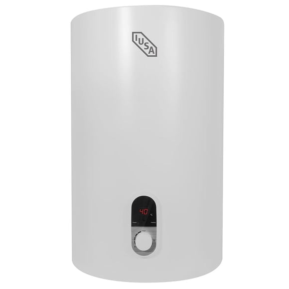 Calentador de depósito eléctrico IUSA 80 L, mural blanco