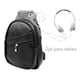 thumbnail image 5 of Mochila Cruzada Mariconera Pechera Hombre Piel Cuero negro, 5 of 8