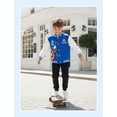 thumbnail image 2 of Chaqueta Disney Captain America Varsity para niños de 2 a 6 años, 2 of 7