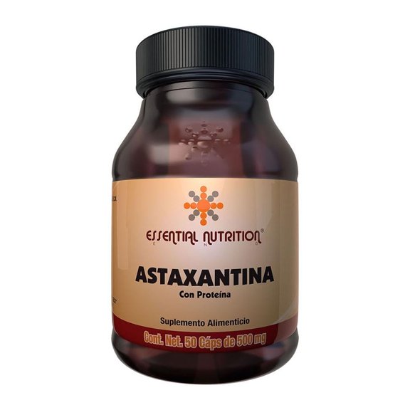 Suplemento alimenticio Essential Nutrition Astaxantina 50 cápsulas de 500 mg