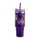 thumbnail image 4 of Termo Alto Doble Pared Con Asa Y Popote, Diseño Villanas Disney: Maléfica, Úrsula, Cruella De Vil y la Reina Malvada, Termo Metalizado Morado, Capacidad 1. 2 L, 4 of 8