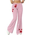 thumbnail image 3 of TaTaai Women's Loose Comfortable Flared Wide Leg Yoga Pants Fashion Casual Sports Fitness Trousers Soft Breathable All Match Daily Wear Gift, 3 of 7