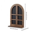 thumbnail image 2 of perfecl Arched Window Chalkboard Menu Board with Shelf Erasable Wall Writing Panel for Cafe Restaurant Kitchen, 2 of 7