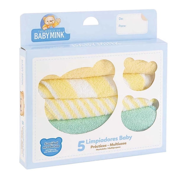 Toallitas Faciales Baby Mink Amarillo