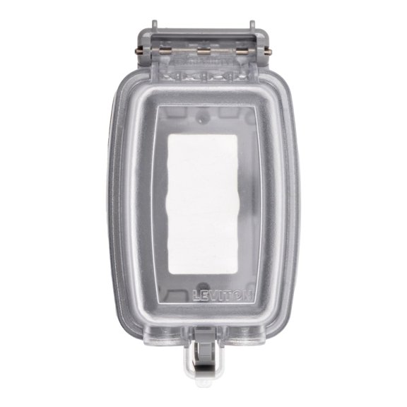 Placa Para Exteriores Leviton Decora Gris Plástico Resistent