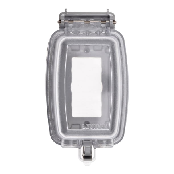 Placa Para Exteriores Leviton Decora Gris Plástico Resistent