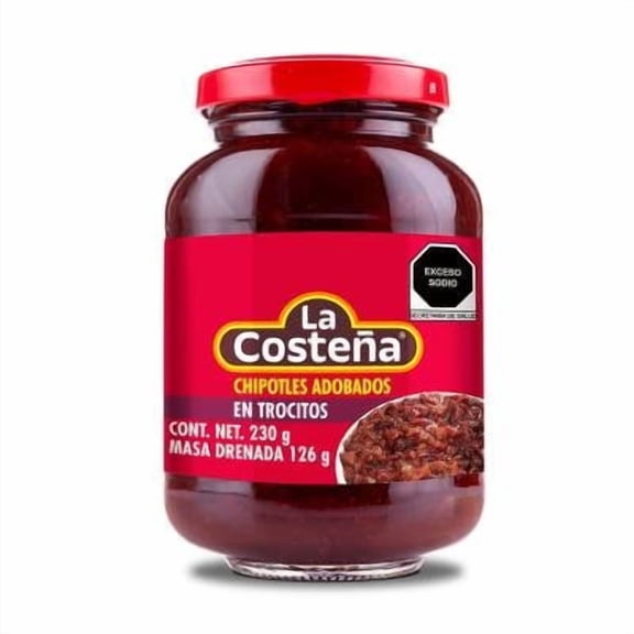 Chiles chipotles La Costeña adobados en trocitos 230 g