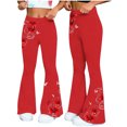 thumbnail image 2 of TaTaai Women's Loose Comfortable Flared Wide Leg Yoga Pants Fashion Casual Sports Fitness Trousers Soft Breathable All Match Daily Wear Gift, 2 of 7