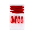 thumbnail image 2 of Uñas postizas a presión, regalo para mujer, 24 uñas postizas largas de cobertura completa, puntas de ataúd, manicura artística de bailarina, pegatinas para uñas., 2 of 2
