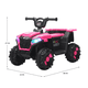 thumbnail image 2 of Cuatrimoto Eléctrica Para Niños Dodo Kids Bdm803 Batería 6v Rosa, 2 of 8