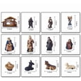thumbnail image 3 of Nacimiento pintado a mano | Adornos navideños de 12 piezas | Figuras religiosas de resina para decoración del hogar y regalos navideños, 3 of 4