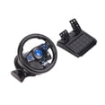 thumbnail image 4 of Volante de juego Rotación de 180° 7 en 1 Vibración USB Racing Game Wheel con pedal para PS4 PC, 4 of 8