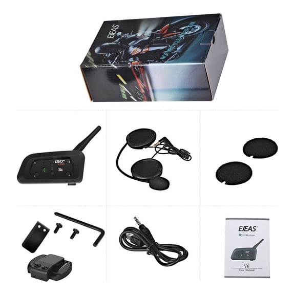 Suitable for Casco Moto Bluetooth Interfono Comunicador