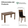 thumbnail image 4 of Juego de Comedor Madesa Bahamas con Mesa y 6 Sillas, 4 of 9
