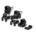 thumbnail image 1 of Carriola de Viaje para Bebe Plegable Ligera con Portabebe-Negro, 1 of 9