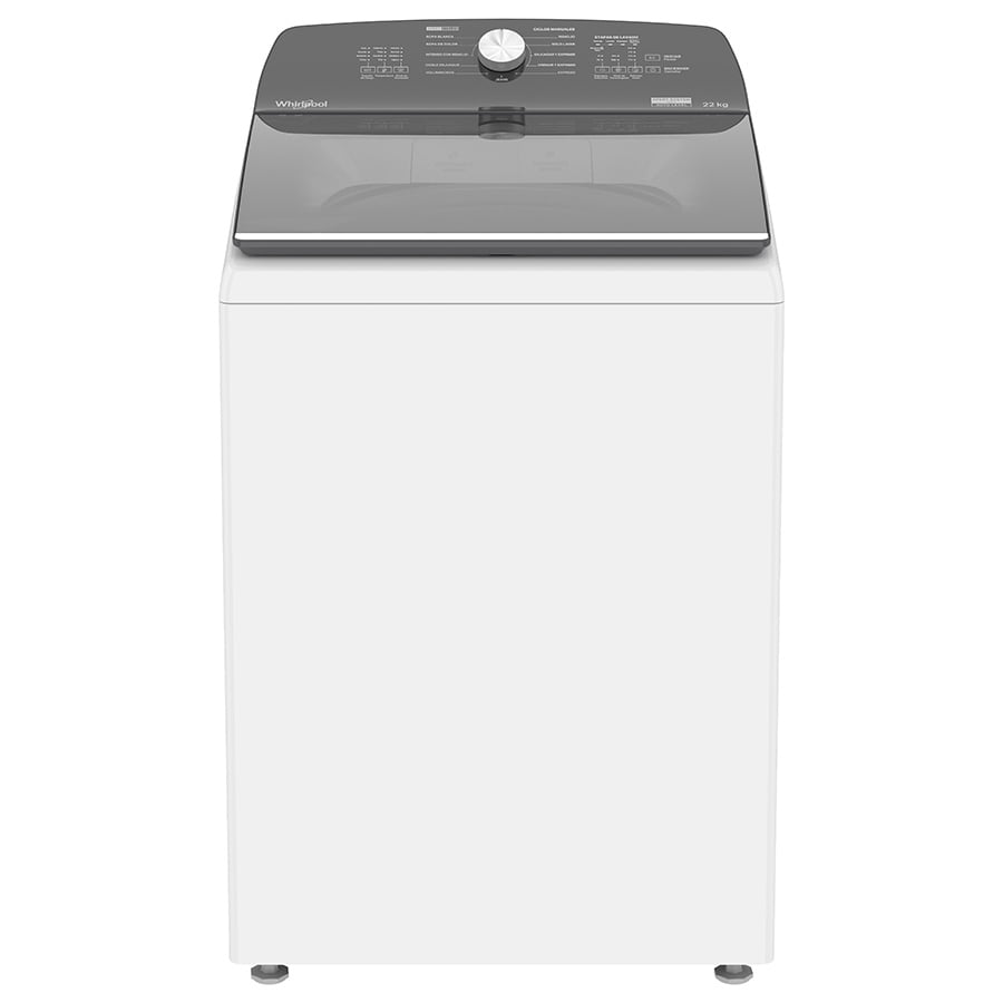 Lavadora Carga Superior Whirlpool 22 kg Xpert System Agitador Blanco 8MWTW2231WJB