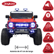 thumbnail image 3 of Montable Electrico Camioneta 4x4 para Niños Bluetooth Luces Led Control Remoto Batería 12v - Rojo, 3 of 8