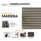 thumbnail image 5 of Lambrin Acústico Panel decorativo Eucalipto Para Muro Tipo Madera 60x60cm 4pz, 5 of 8