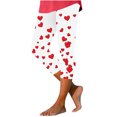 thumbnail image 3 of TaTaai Valentine's Day Heart Graphic Elastic Non-see-through Women Tight Yoga Leggings High Waisted Breathable Gym Workout Casual Daily Full Length Pants Gift, 3 of 5