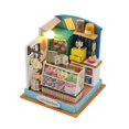 thumbnail image 3 of Casa de muñecas en miniatura hecha a mano, rompecabezas 3D con luces LED, decoración de escritorio Estilo D, 3 of 9